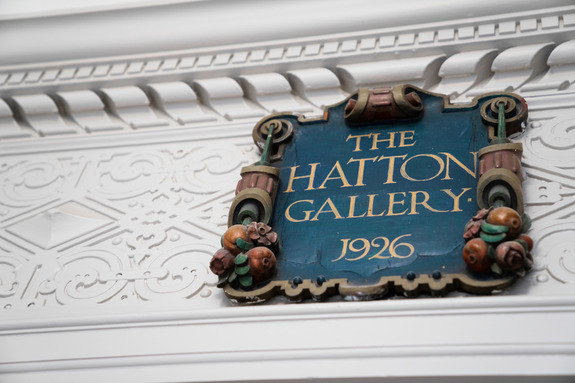 The Hatton Gallery sign